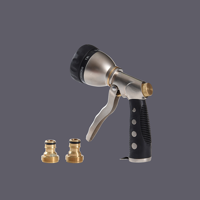 Twist Action Adjustable Flow Garden Hose Nozzles